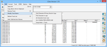 Portable CDex screenshot 3