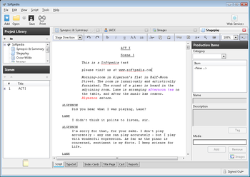 Portable Celtx screenshot 2