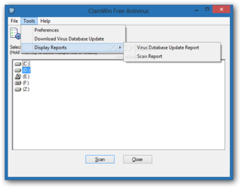Portable ClamWin Free Antivirus screenshot 2