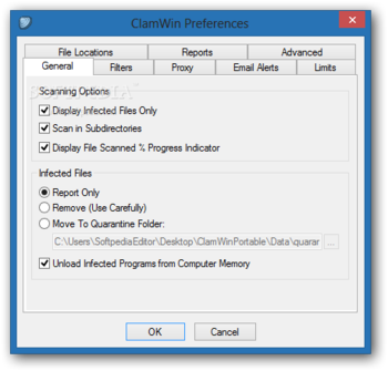 Portable ClamWin Free Antivirus screenshot 3