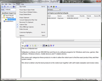 Portable ClipCache Pro screenshot 3