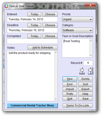 Portable Commercial Rental Tracker Plus screenshot 3