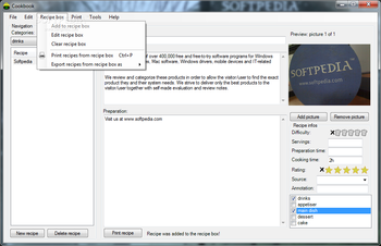 Portable Cookbook screenshot 2
