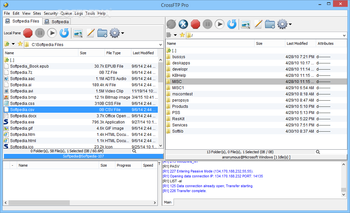 Portable CrossFTP Pro screenshot