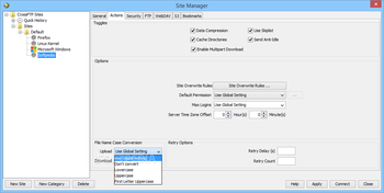 Portable CrossFTP Pro screenshot 12