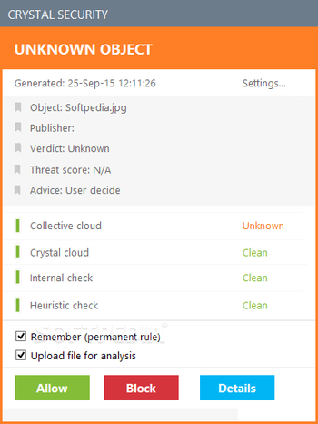 Portable Crystal Security screenshot 2