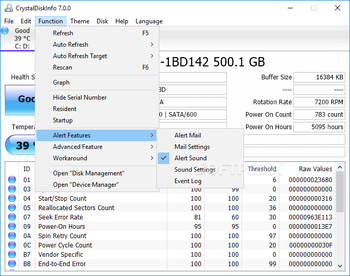 Portable CrystalDiskInfo screenshot 12