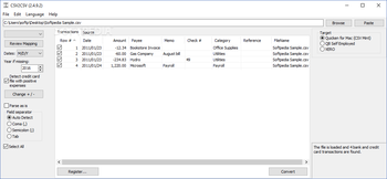 Portable CSV2CSV screenshot