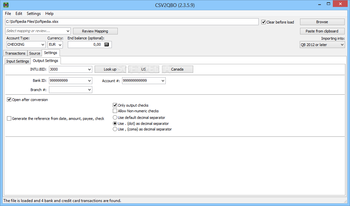 Portable CSV2QBO screenshot 5