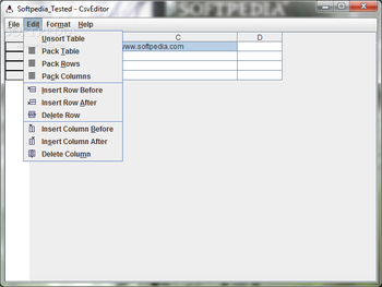 Portable CsvEditor screenshot 2