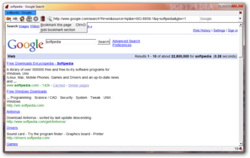 Portable D+ Browser screenshot 2