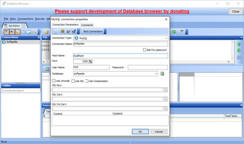 Portable Database Browser screenshot 2