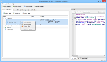 Portable DB Browser for SQLite (formerly SQLite Database Browser Portable) screenshot