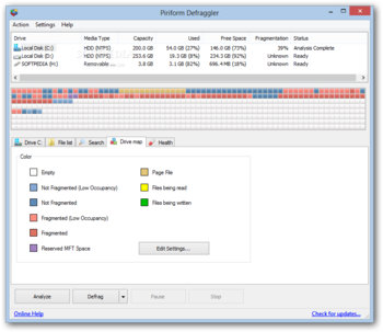Portable Defraggler screenshot 4