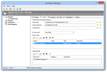 Portable DevProject Manager screenshot 2