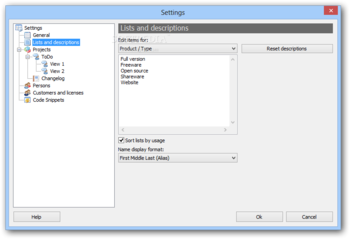 Portable DevProject Manager screenshot 4