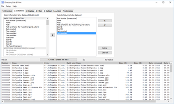 Portable Directory List & Print screenshot 2