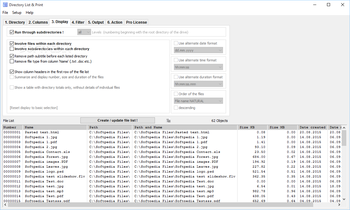 Portable Directory List & Print screenshot 3