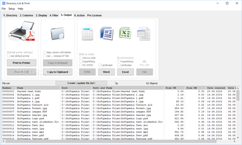 Portable Directory List & Print screenshot 5