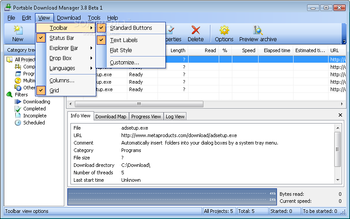 Portable Download Manager screenshot 3