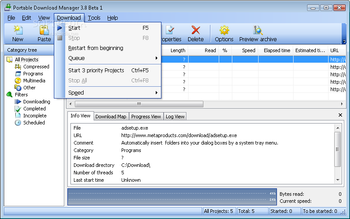 Portable Download Manager screenshot 4