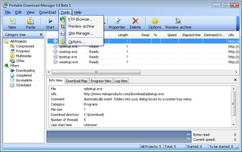 Portable Download Manager screenshot 5