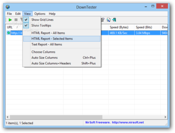 Portable DownTester screenshot 4