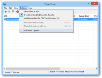 Portable DownTester screenshot 5