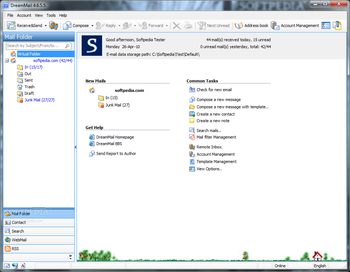 Portable DreamMail screenshot