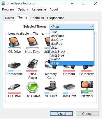 Portable Drive Space Indicator screenshot 2