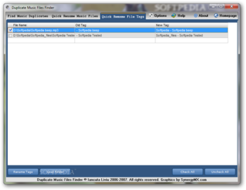 Portable Duplicate Music Files Finder screenshot 3