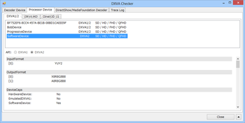 Portable DXVA Checker screenshot 2