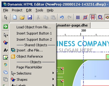 Portable Dynamic HTML Editor screenshot 3
