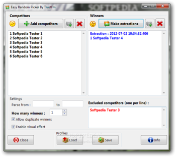 Portable Easy Random Picker screenshot