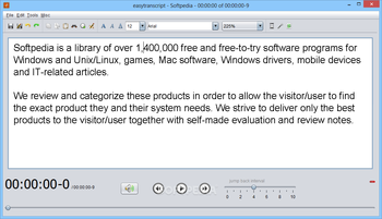 Portable easytranscript screenshot