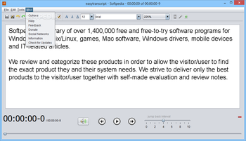 Portable easytranscript screenshot 9