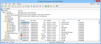 Portable EF Multi File Renamer screenshot