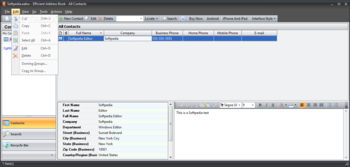 Portable Efficient Address Book screenshot 7