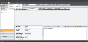 Portable Efficient Address Book screenshot 9