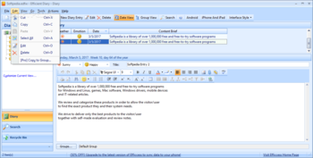 Portable Efficient Diary screenshot 7