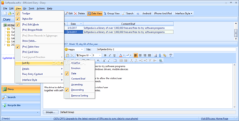 Portable Efficient Diary screenshot 8