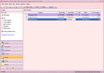 Portable Efficient Lady's Organizer Free screenshot 5