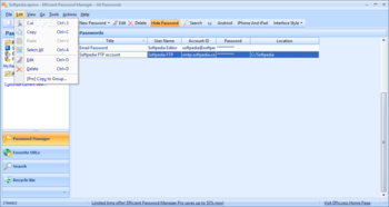 Portable Efficient Password Manager screenshot 4