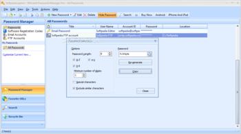 Portable Efficient Password Manager Pro screenshot 12