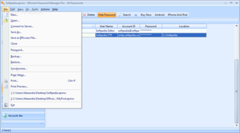 Portable Efficient Password Manager Pro screenshot 6
