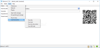 Portable Electrum screenshot 6