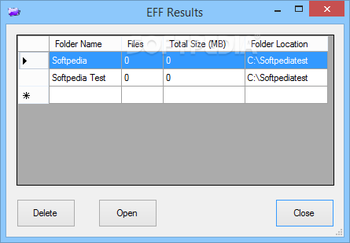 Portable Empty Folder Finder screenshot 2