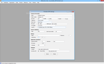 Portable-ERP screenshot 2
