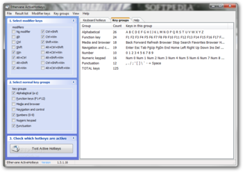 Portable Ethervane ActiveHotkeys screenshot 2