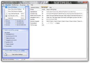 Portable Ethervane ActiveHotkeys screenshot 3